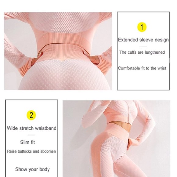 Fitness Fashion 3-pc Workout Outfit - Very elegant - new kind of fabric - Picture 5 of 12